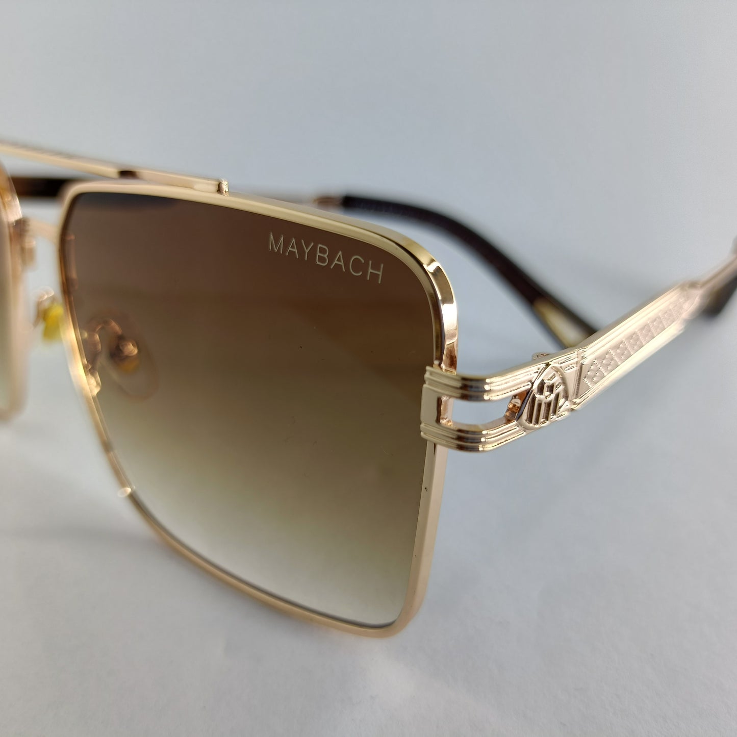 Maybach Unisex Sunglasses S-244 Golden Brown Combo
